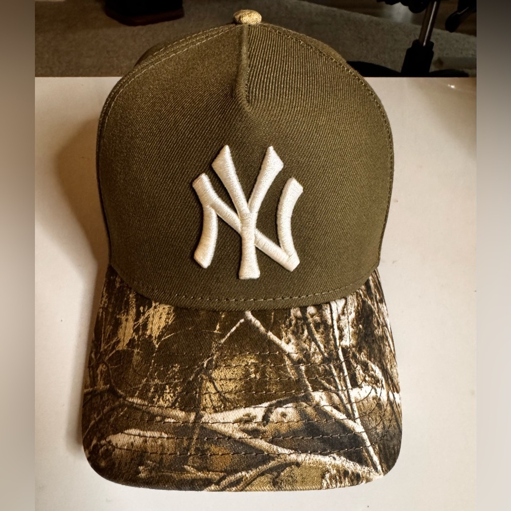 Olive Green & Camo New York SnapBack